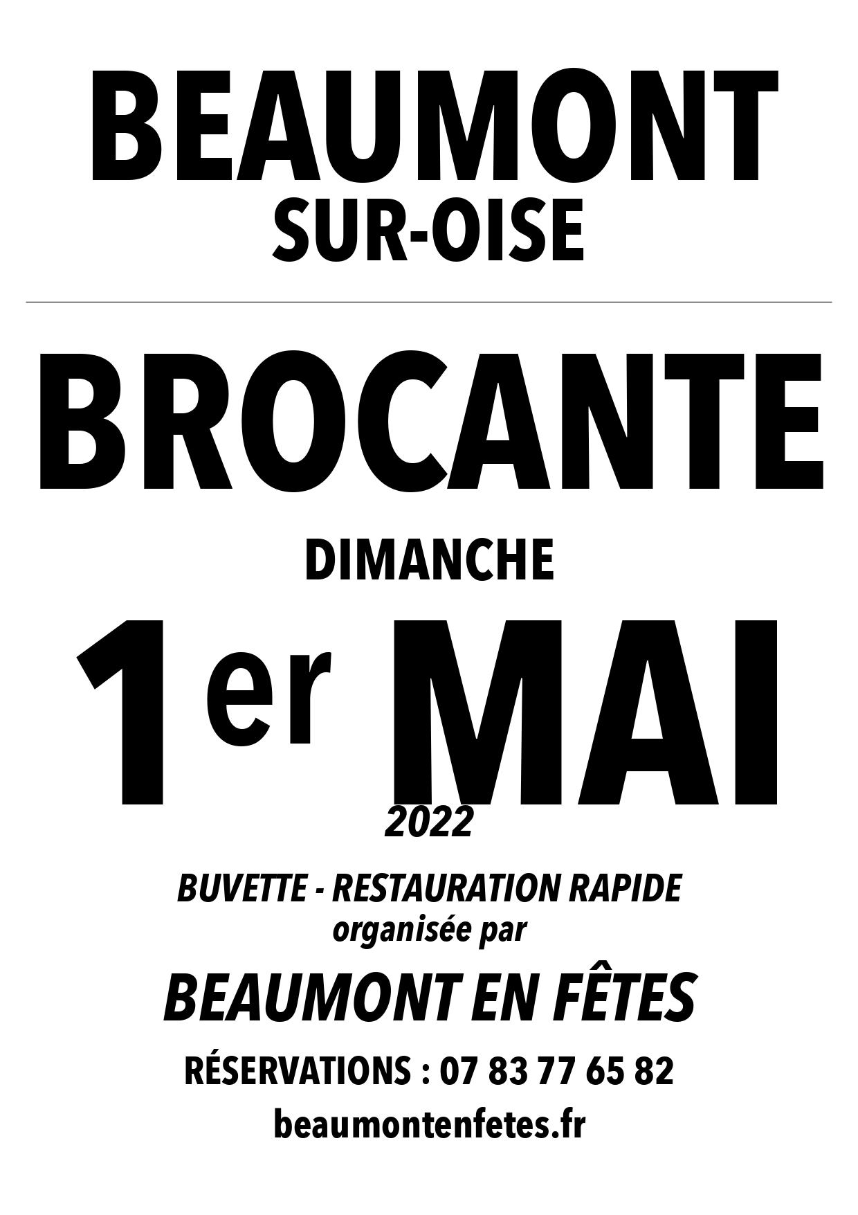 Lire la suite à propos de l’article Brocante de Beaumont-sur-Oise