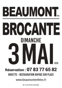 Lire la suite à propos de l’article Brocante de Beaumont 2026